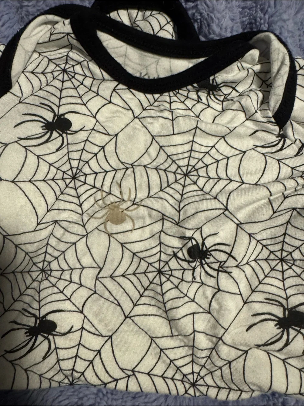 Kyte Halloween Spider Web Long Sleeve Bodysuit (6-12 months)